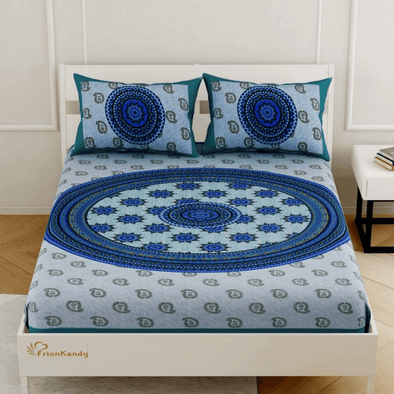 Difference between single bedsheet and queen bed sheet.