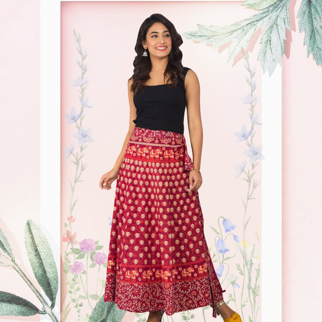 Cotton Wrap Skirts