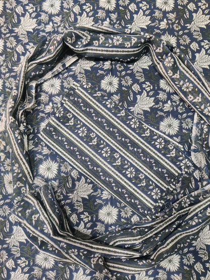 Jaipuri Printed 100% Cotton Suit Dress Material or Sewing Material For Apparels