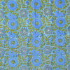 Blue Jaipuri Hand Block Print 240 TC Cotton Super King Size Double Bed Sheet with 2 Pillow Covers (ALDB1004) - Frionkandy