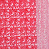 Pink Jaipuri Hand Block Print 240 TC Cotton Super King Size Double Bed Sheet with 2 Pillow Covers (ALDB1006) - Frionkandy