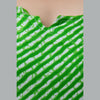 Women's Leheriya Green Flared Rayon Dress - URD1264 - Frionkandy