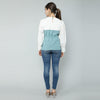 Neo Mint White Flapped Top - Frionkandy