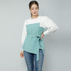 Neo Mint White Flapped Top - Frionkandy