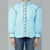 Women's Cotton Modal Solid Shirt Styled Top - FrionKandy