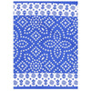 Blue Bandhej Print 120 TC Cotton Double Bed Sheet with 2 Pillow Covers (SHKAP1016) - Frionkandy
