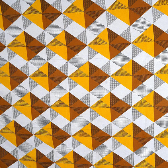 Mustard Yellow Jaipuri Print 120 TC Cotton Double Bed Sheet with 2 Pillow Covers (SHKAP1181) - FrionKandy