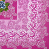 Pink Floral Print 120 TC Cotton Double Bed Sheet with 2 Pillow Covers (SHKAP1190) - Frionkandy
