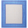 Blue Jaipuri Print 120 TC Cotton Double Bed Sheet with 2 Pillow Covers (SHKAP1226) - Frionkandy