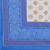 Blue Jaipuri Print 120 TC Cotton Double Bed Sheet with 2 Pillow Covers (SHKAP1226) - Frionkandy