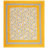 Yellow Jaipuri Print 120 TC Cotton Double Bed Sheet with 2 Pillow Covers (SHKAP1235) - FrionKandy
