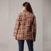 Brown Cotton Quilted Jacket - Frionkandy