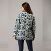 Light Blue Cotton Quilted Jacket - Frionkandy