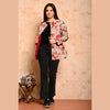 Women's Cotton Floral Print Quilted Jacket - FrionKandy