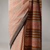 Maroon Small Motif Bagru Printed Cotton Saree - Frionkandy