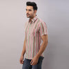 Cotton Striped Casual Multicolored Regular Shirt For Men - Frionkandy