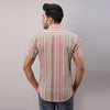 Cotton Striped Casual Multicolored Regular Shirt For Men - Frionkandy