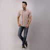 Cotton Striped Casual Multicolored Regular Shirt For Men - Frionkandy