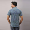 Cotton Striped Casual Blue Regular Shirt For Men - Frionkandy