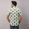 Cotton Striped Casual Green Regular Shirt For Men - Frionkandy