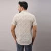 Cotton Printed Casual Beige Regular Shirt For Men - Frionkandy