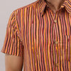 Cotton Striped Casual Multicolored Regular Shirt For Men - Frionkandy