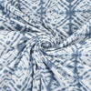 Grey Tie & Dye Print 240 TC Cotton Double Bed Dohar (SHKR1021) - Frionkandy