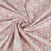 Peach Paisley Print 240 TC Cotton Double Bed Dohar (SHKR1022) - Frionkandy