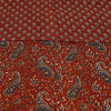 Maroon Paisley Print 240 TC Cotton Double Bed Dohar (SHKR1024) - Frionkandy