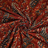 Maroon Paisley Print 240 TC Cotton Double Bed Dohar (SHKR1024) - Frionkandy