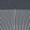 Black Stripe Print 240 TC Cotton Double Bed Dohar (SHKR1025) - Frionkandy