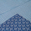 Blue Chevron Print 240 TC Cotton Double Bed Dohar (SHKR1028) - Frionkandy