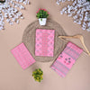 Traditional Screen Print Cotton Unstitched Suit With Cotton Dupatta Pink-SHKS1086