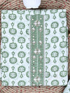 Traditional Screen Print Cotton Unstitched Suit With Cotton Dupatta Green-SHKS1089