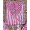 Traditional Screen Print Cotton Unstitched Suit With Cotton Dupatta Pink-SHKS1097