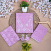 Traditional Screen Print Cotton Unstitched Suit With Cotton Dupatta (Purple-SHKS1108) - Frionkandy
