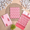 Floral Print Pure Cotton Red Unstitched Suit With Cotton Dupatta (SHKS1111) - Frionkandy