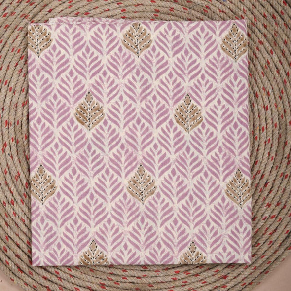 Floral Print Pure Cotton Purple Unstitched Suit With Cotton Dupatta (SHKS1117) - Frionkandy