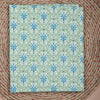 Floral Print Pure Cotton Light Green Unstitched Suit With Cotton Dupatta- SHKS1126