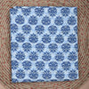 Floral Print Pure Cotton Blue Unstitched Suit With Cotton Dupatta- SHKS1129