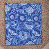 Floral Print Pure Cotton Blue Unstitched Suit With Cotton Dupatta- SHKS1131