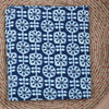 Floral Print Pure Cotton Blue Unstitched Suit With Cotton Dupatta- SHKS1133