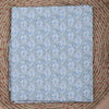 Floral Print Pure Cotton Blue Unstitched Suit With Cotton Dupatta- SHKS1138