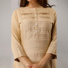 Oat Pintuck Straight Kurti - Frionkandy