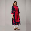 Pink Bandhej Print Rayon Kurti - Frionkandy