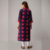 Pink Bandhej Print Rayon Kurti - Frionkandy