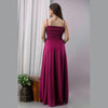 Pink Shirred Gown Dress-FrionKandy