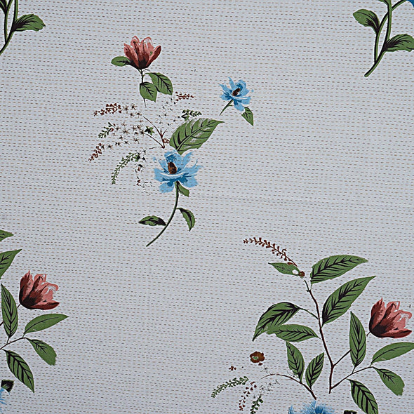 Green Majestic Floral Print 240 TC Cotton Double Bed Sheet With 2 Pillow Covers (SHKV1025)